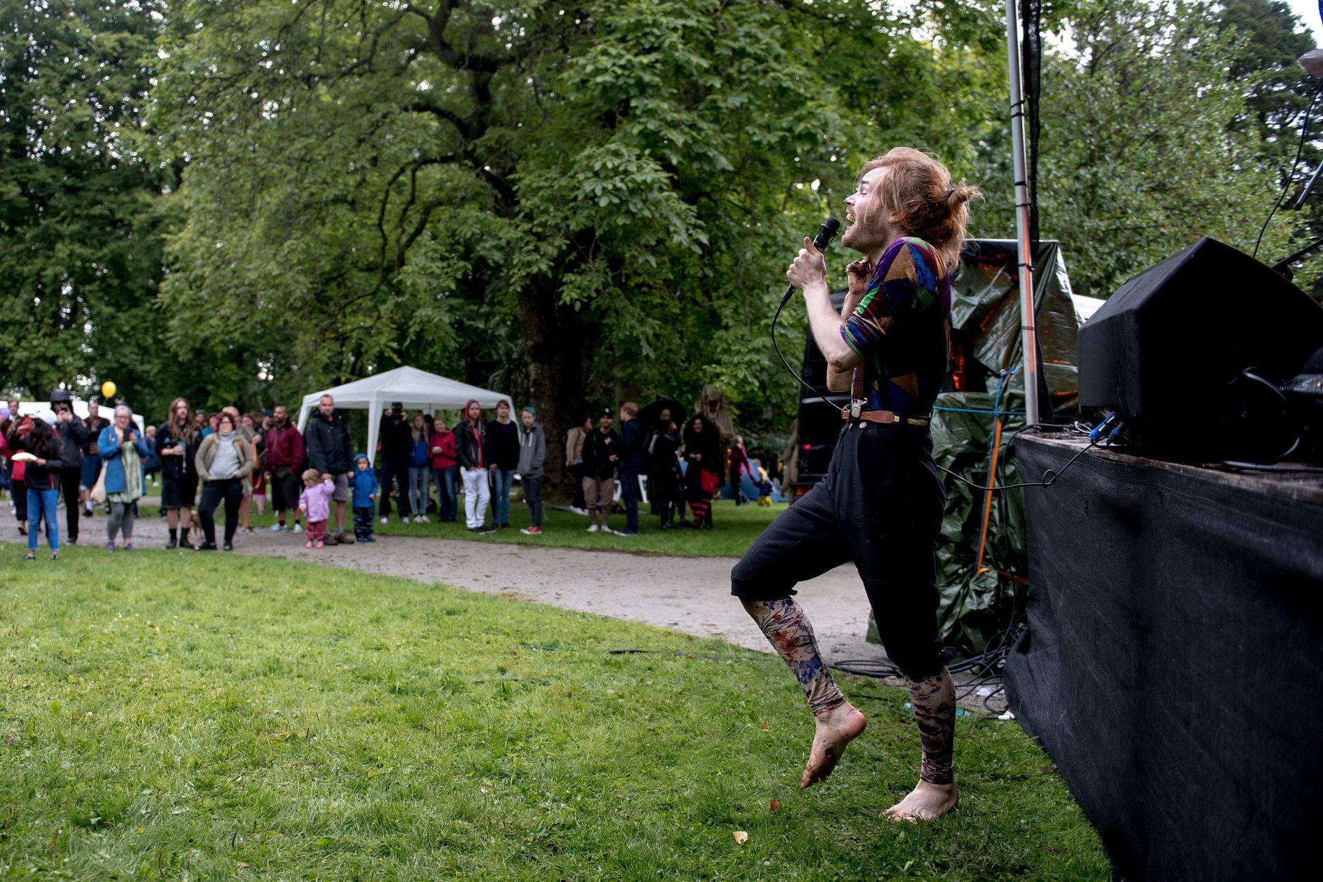 Fra fjorårets festival i Munkehagen på Eiganes. Da var rundt 2000 personer innom gratisfestivalen. 