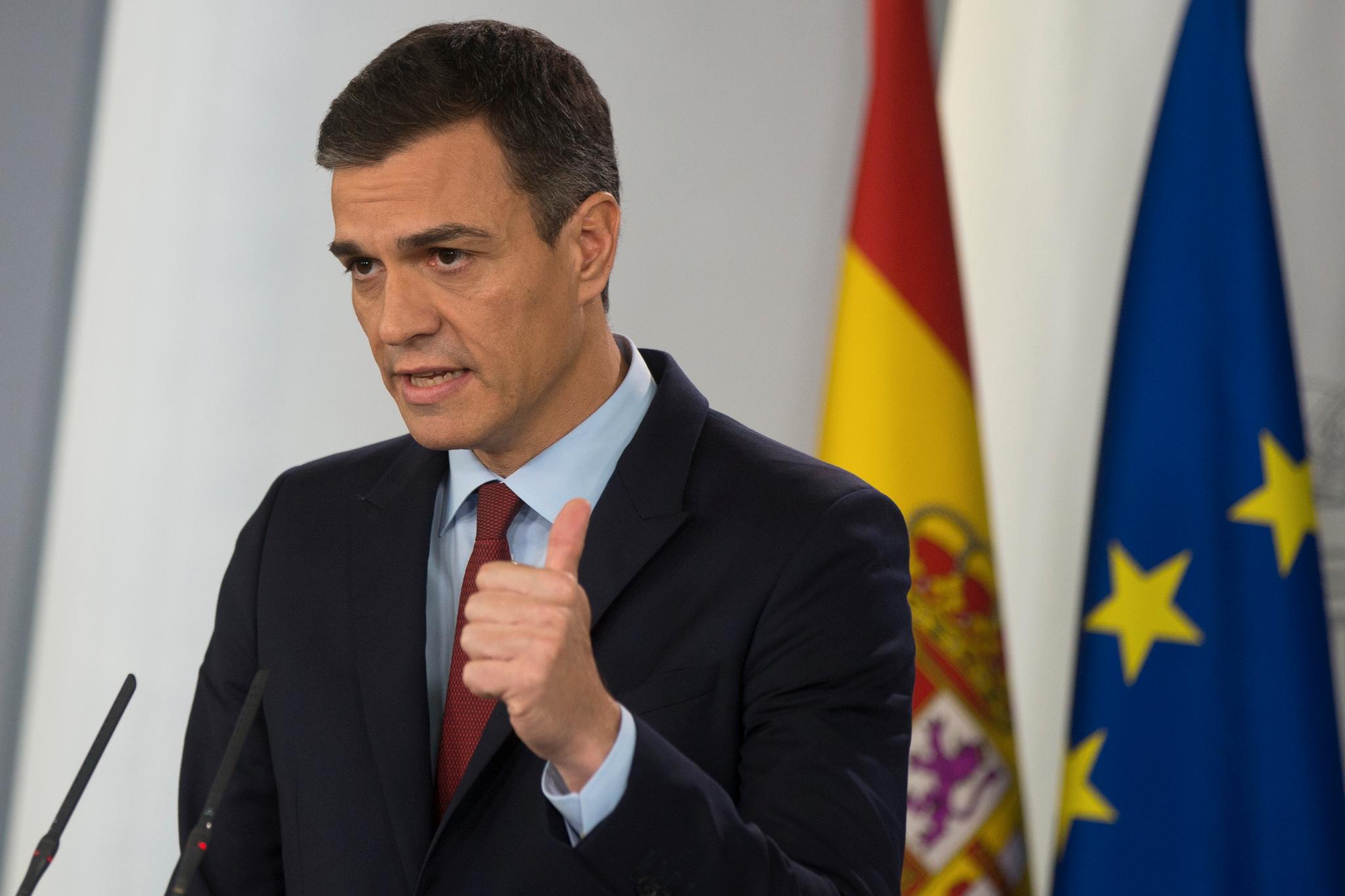 – Gibraltar tilhører ikke Storbritannia. Sosialisten Pedro Sanchez, som forrige helg ble gjenvalgt som statsminister i Spania, truet med å nedlegge veto under brexit-forhandlinger. 