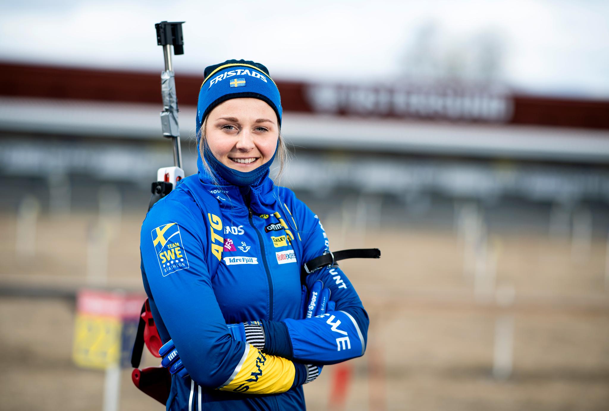 Stina Nilsson satser nå på skiskyting.