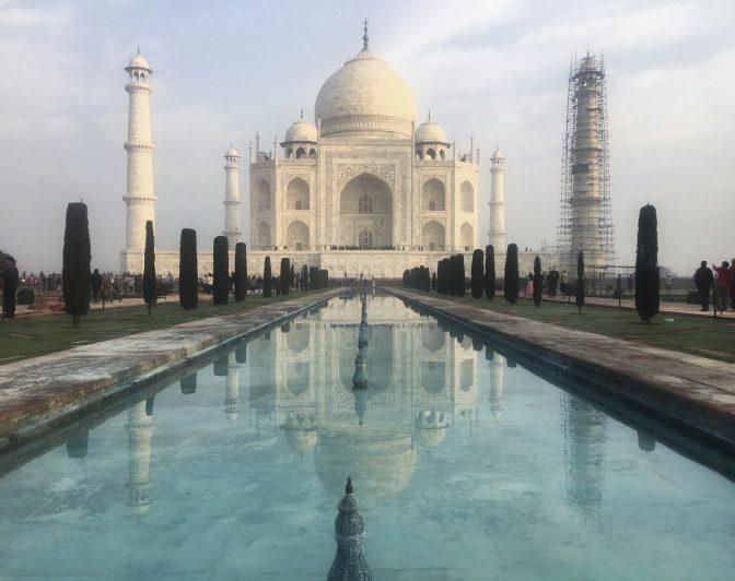 Taj Mahal i Agra. Vår siste tur i India før vi begge satte kursen mot nye eventyr.