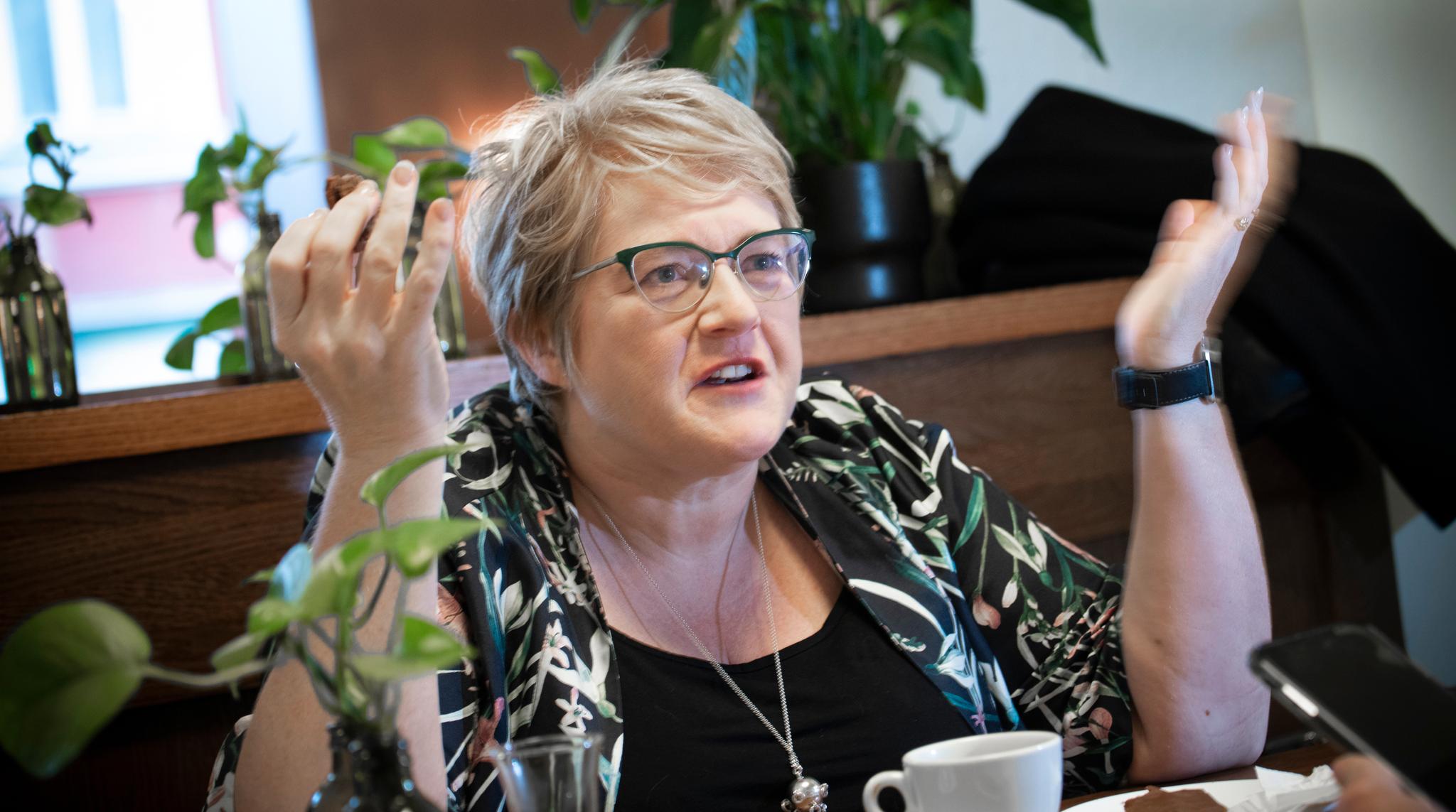 Venstre-leder Trine Skei Grande møter i helgen partiet sitt på en landskonferanse på Fornebu.