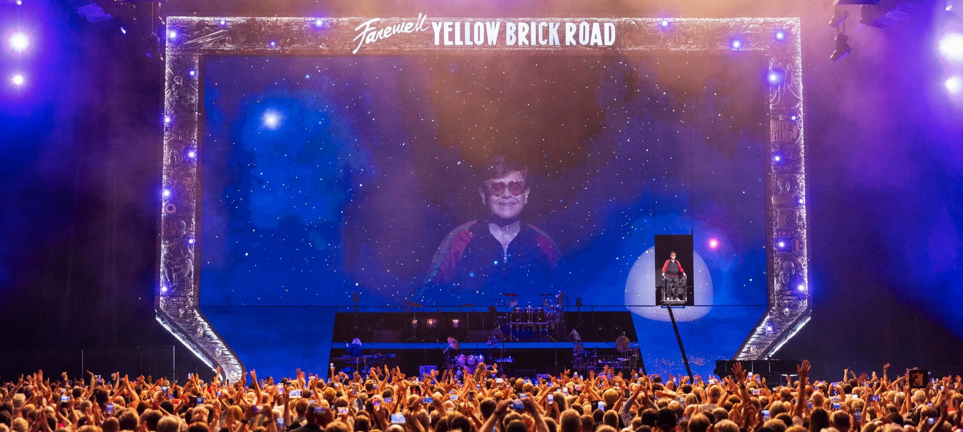 “Fearwell Yellow Brick Road” ends here at the Tele2 Arena in Stockholm