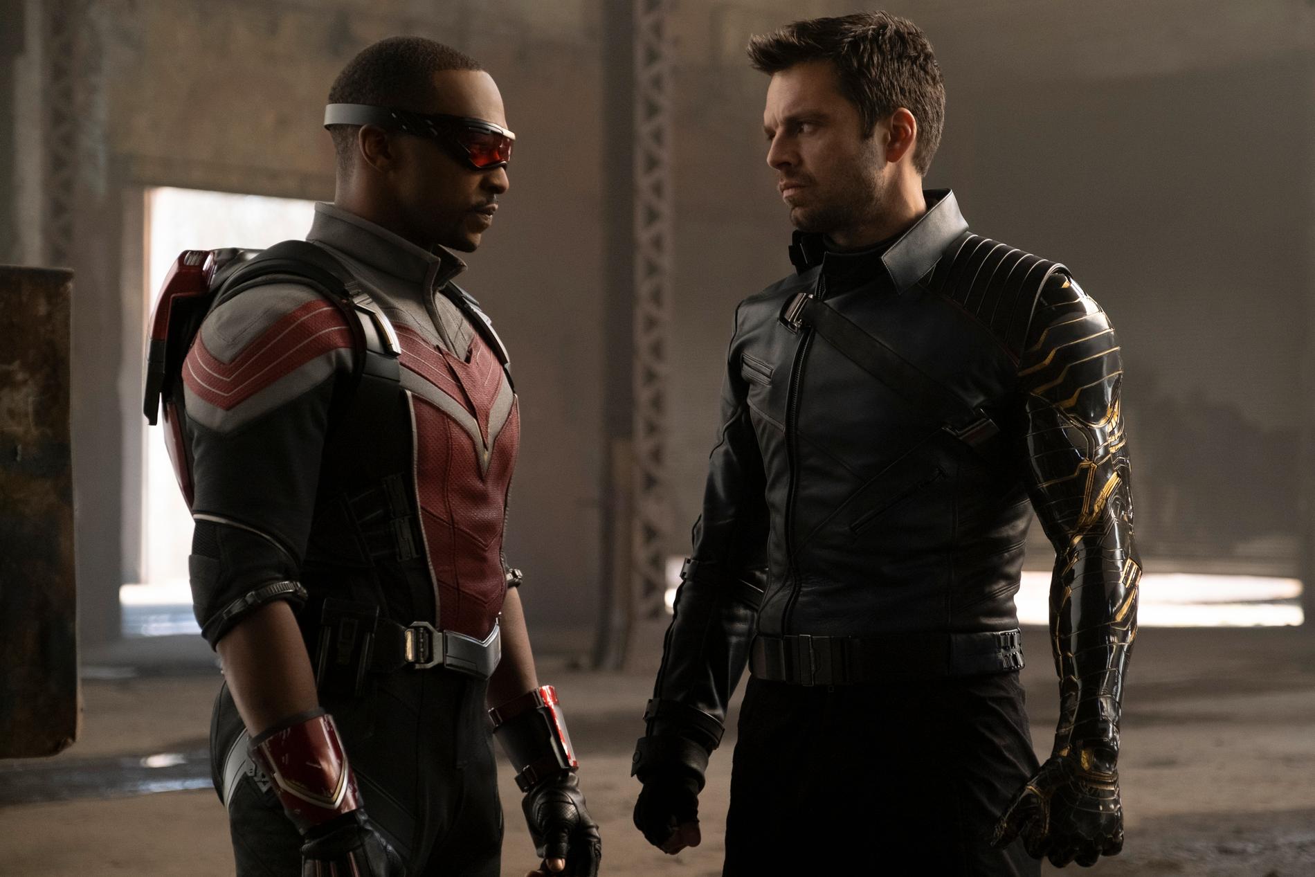 Skuespillere Anthony Mackie og Sebastian Stan «The Falcon And The Winter Soldier».