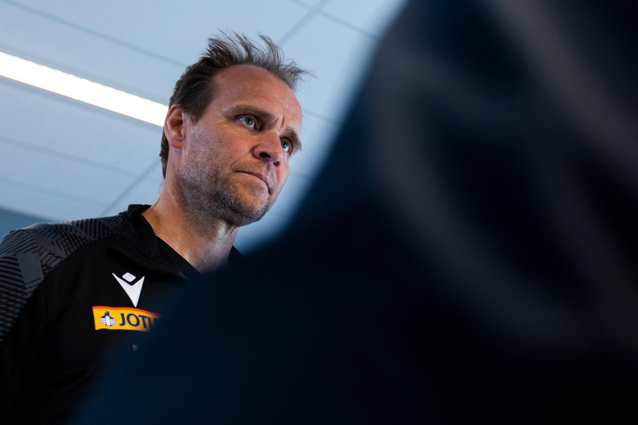 Trener Hans Erik Ødegaard og hans Sandefjord-lag røk ut av cupen onsdag.
Foto: Trond R. Teigen / NTB