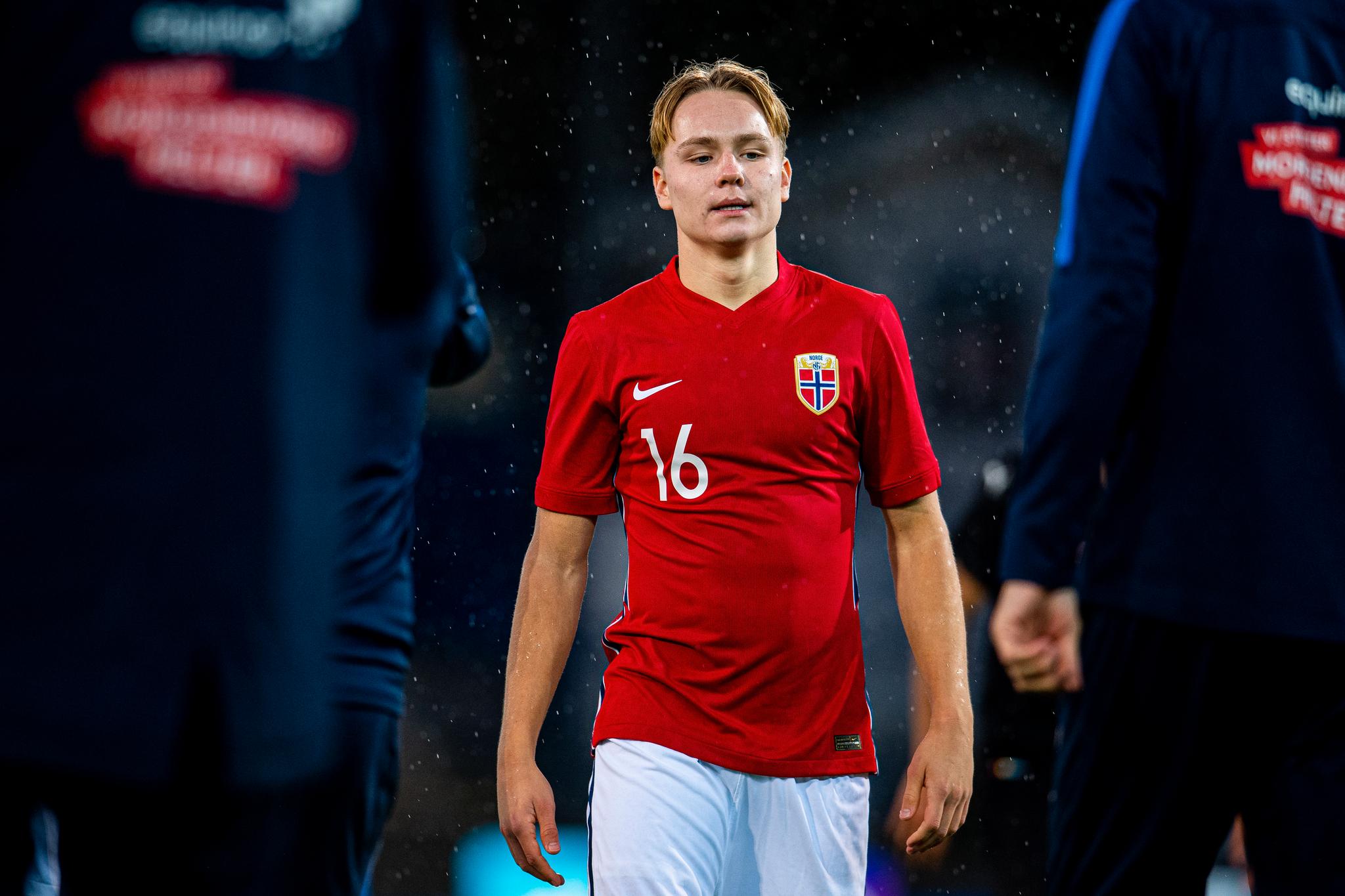 HAR SPILT FOR U21: Andreas Schjelderup står foreløpig med to kamper for Norges nest beste mannskap.