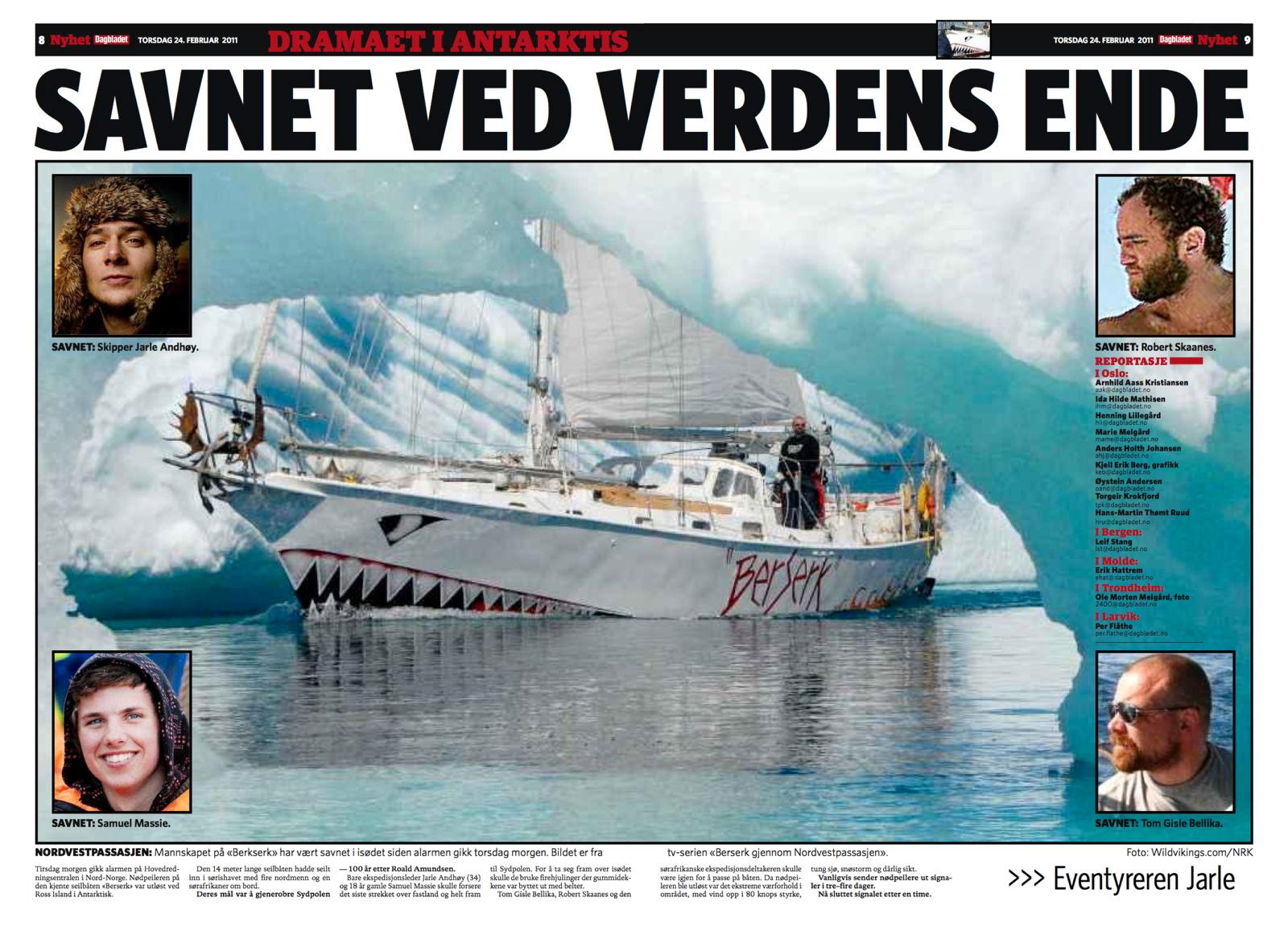 VG 24. februar 2011.