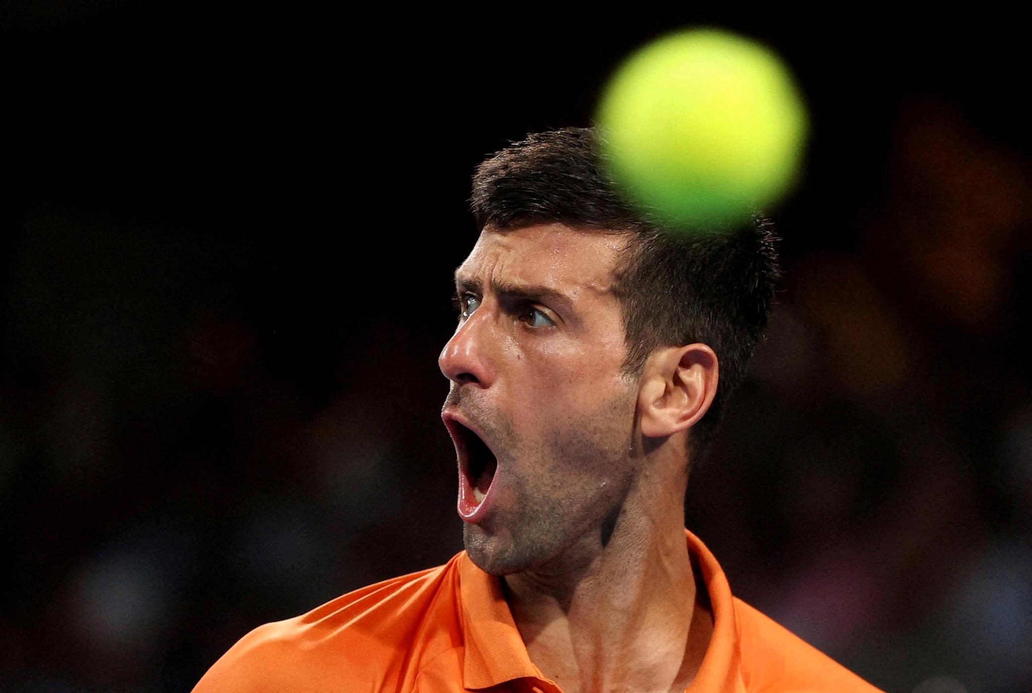 TURNERING I FARE: Novak Djokovic risikerer å bli utelatt fra Indian Wells.