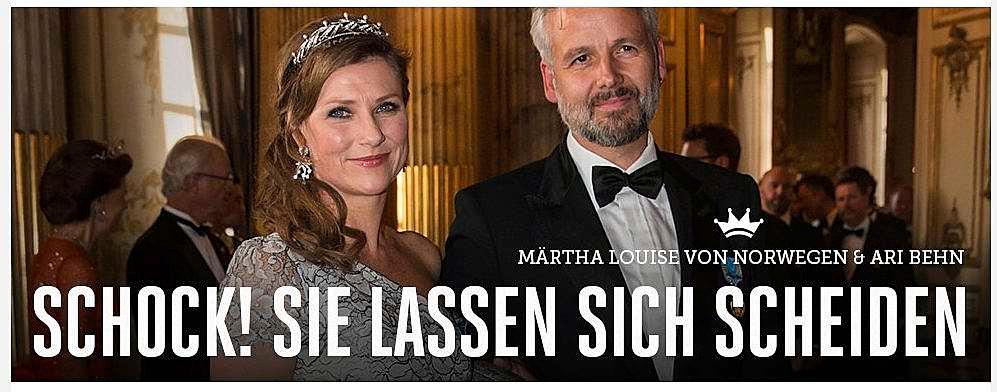 Det tyske damebladet Bunte.de har skilsmissen som toppsak fredag kveld.