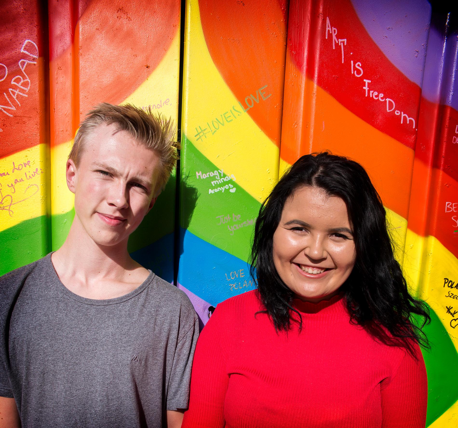  Andreas Ingebretsen og Nora Ånonsen Chayed rekker ikke å bli 18 før valgdagen. De neste ukene blir travle for de to politikerne.