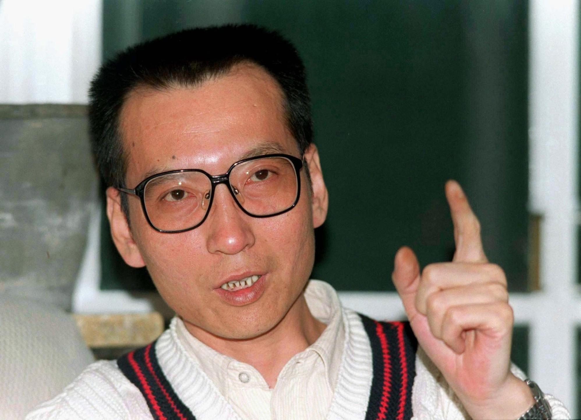Liu Xiaobo som 39-åring i 1995, allerede da en av Kinas mest fremtredende demokratiforkjempere. 