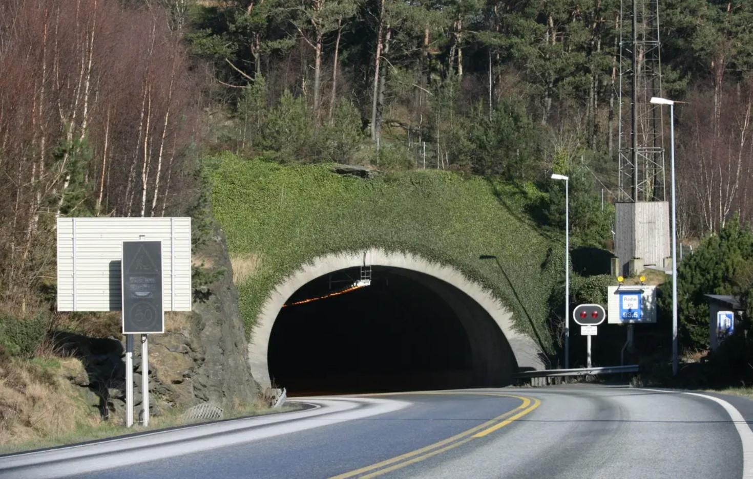 Søndre innløp til Byfjordtunnelen.