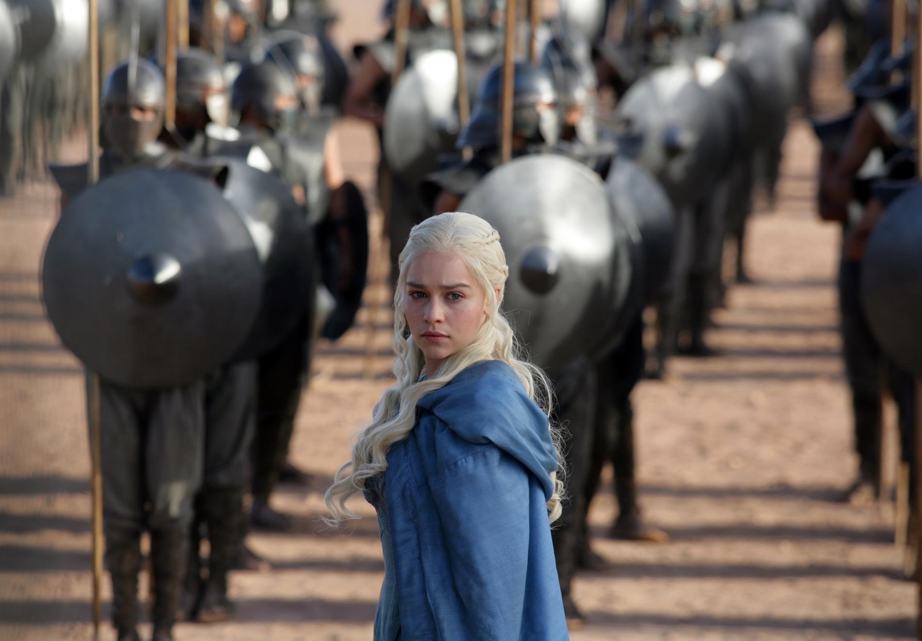 Emilia Clarke i rollen som Daenerys Targaryen, også kjent som Khaleesi. Foto: NTB Scanpix