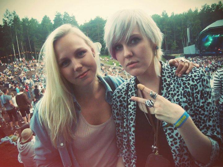 Fra Hovefestivalen med min venninne Julie Sommer-Ekelund.