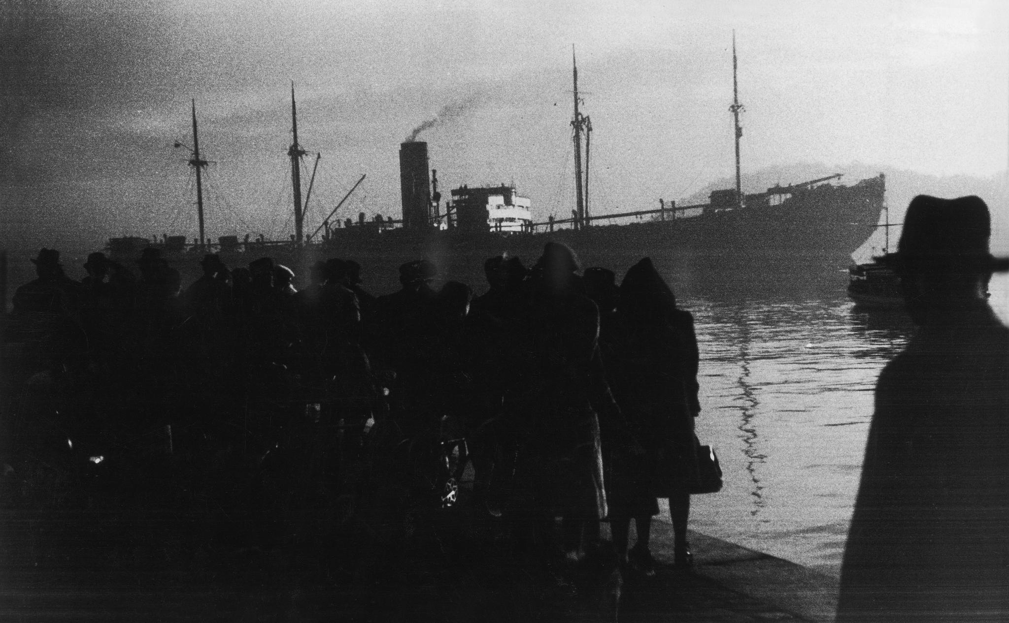 Skipet «Donau» forlater Oslo 26. november 1942.