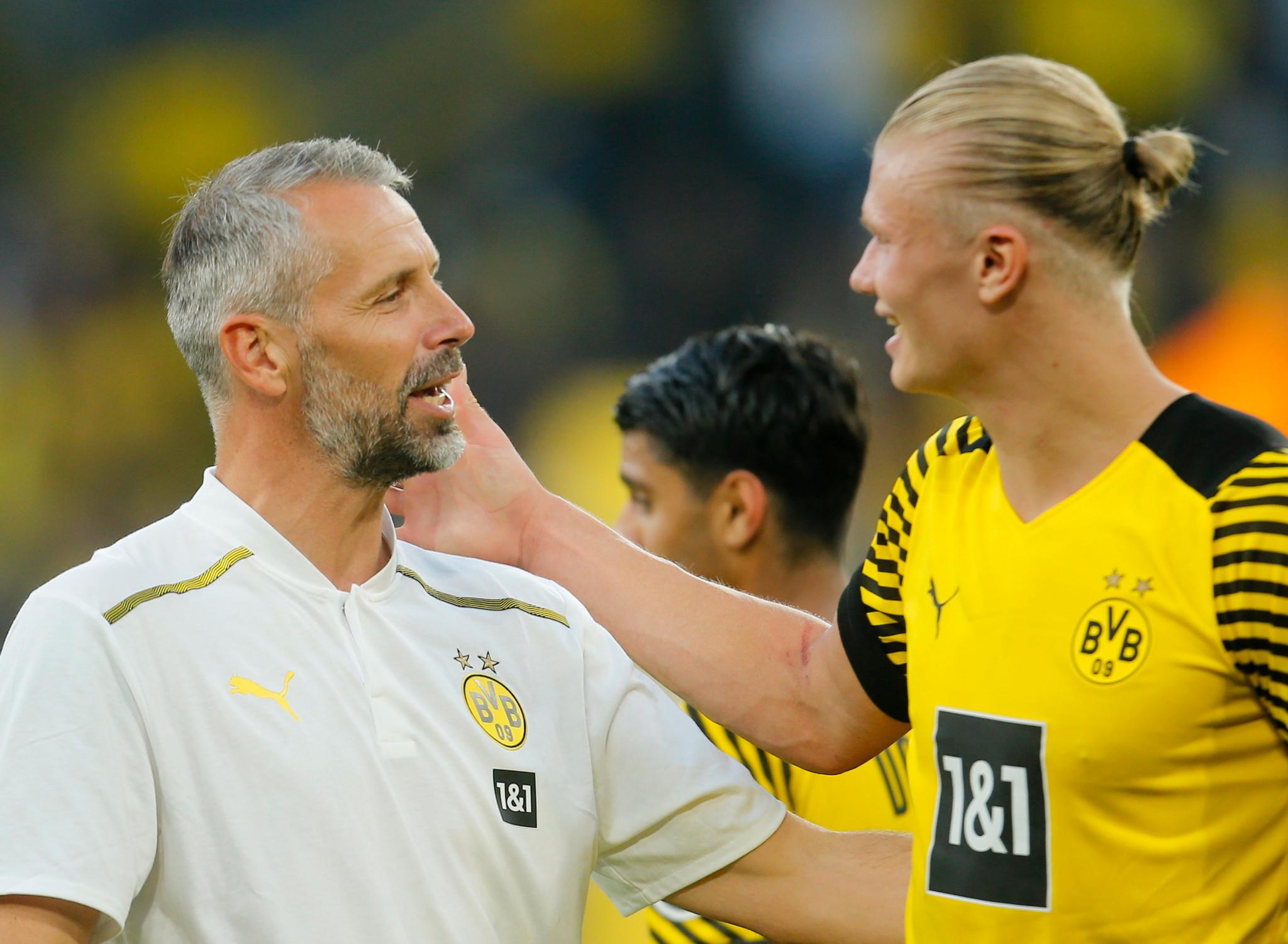 HARD KRITIKK: Borussia Dortmund-trener Marco Rose har fått mye kritikk etter kollapsen mot Glasgow Rangers i Europa League torsdag kveld. 