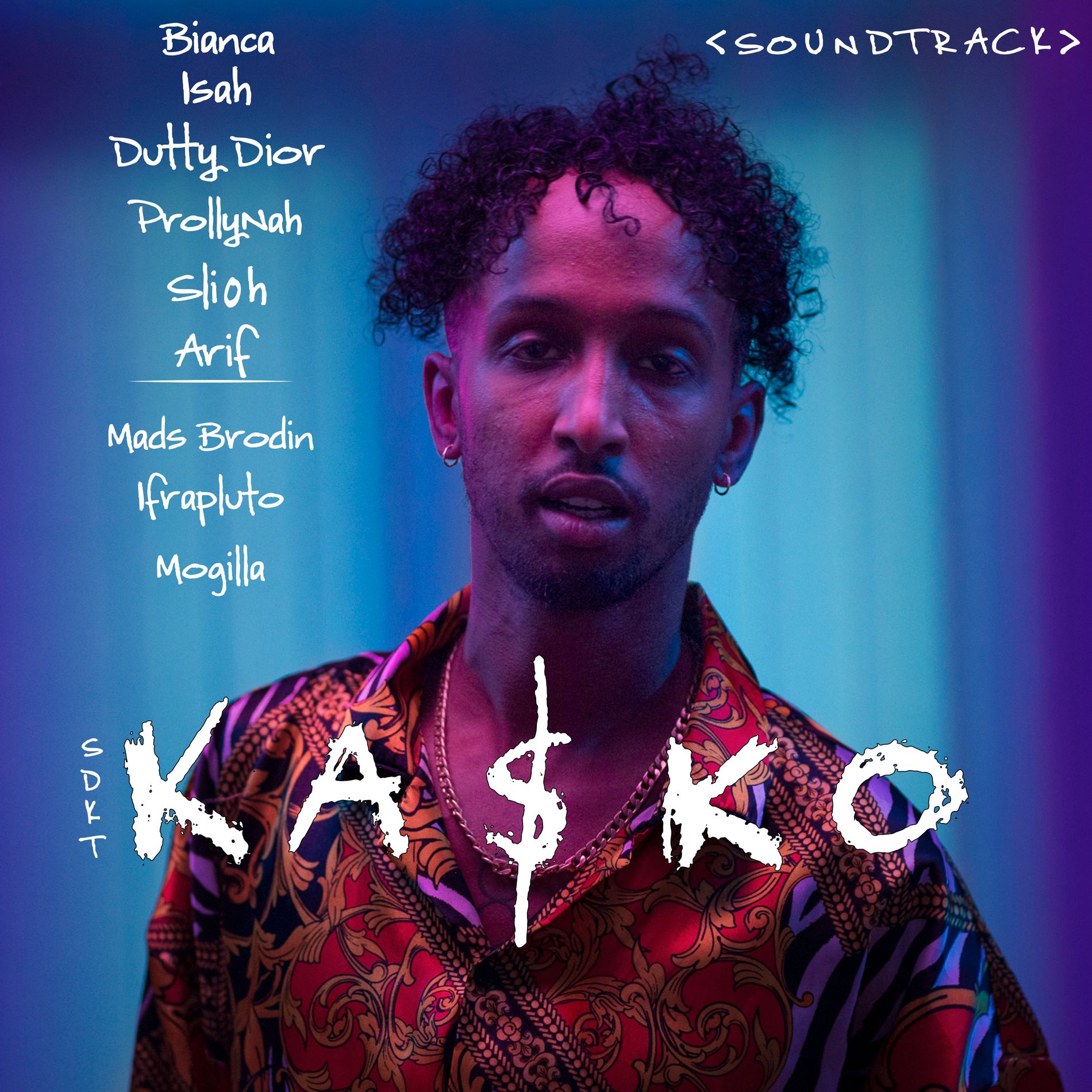 Musikken til den nye TV 2-serien «Kasko» følger opp temaet med artister som Bianca, Isah, Dutty Dior – og et gjesteinnhopp fra Arif. Forsiden prydes av komikeren Jonis Josef i et rollebilde som norsk-somaliske Jamal. 