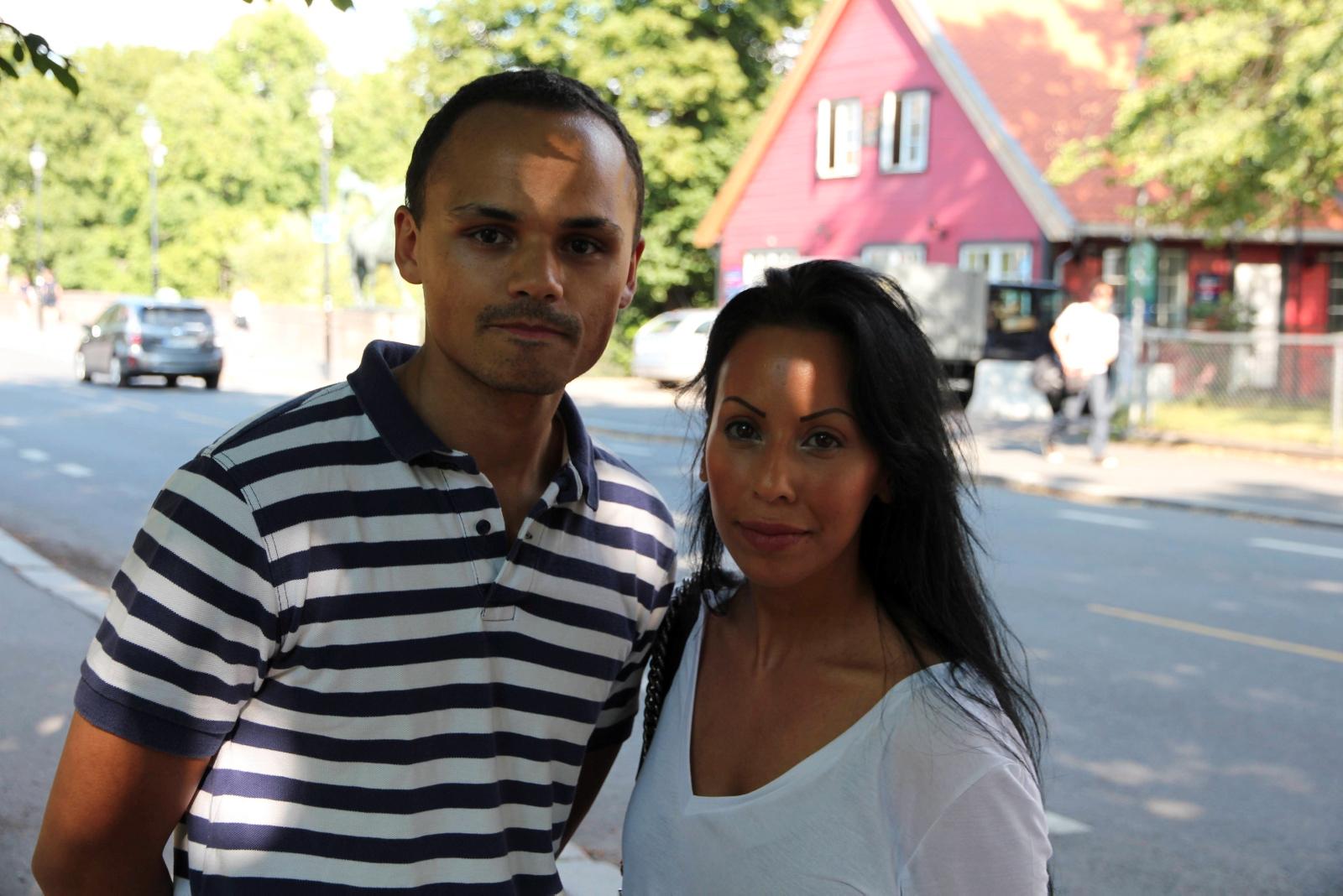 Ekteparet Martin Brisner og Sara Maghsoudi frykter at slike trusler vil ødelegge for muslimer i Norge, men har ikke fått noen negative reaksjoner ennå.