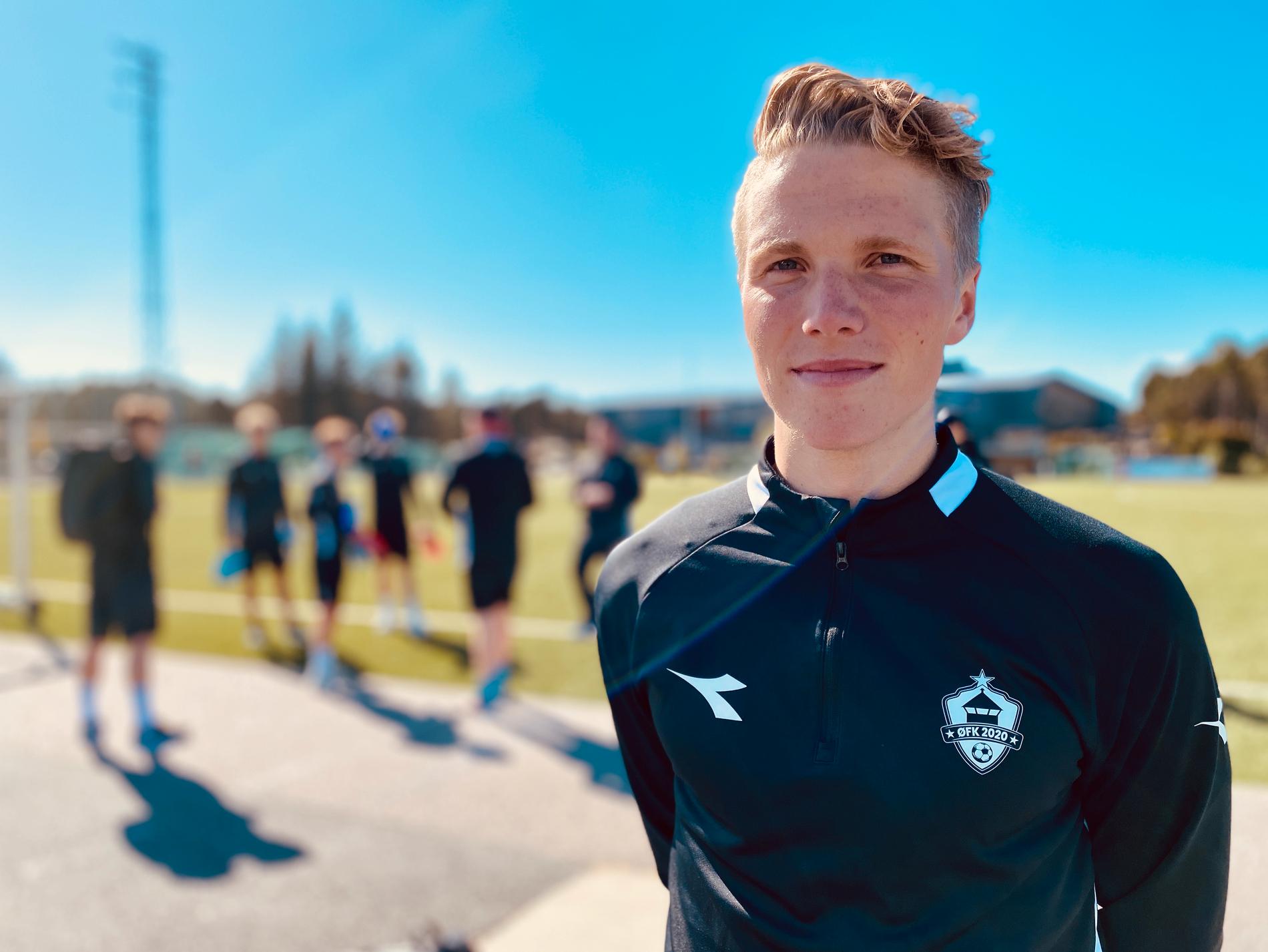 Andreas Fantoft (20) har spelt for Gneist, Fyllingsdalen, Brann, Åsane, Sotra og no Øygarden.