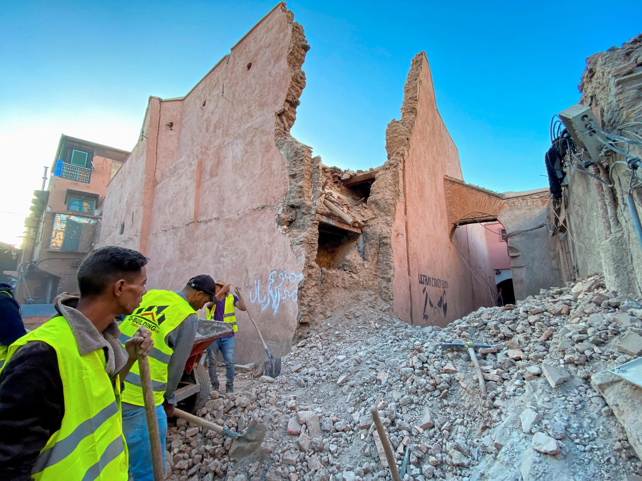At least 820 people were killed in the earthquake in Morocco last night