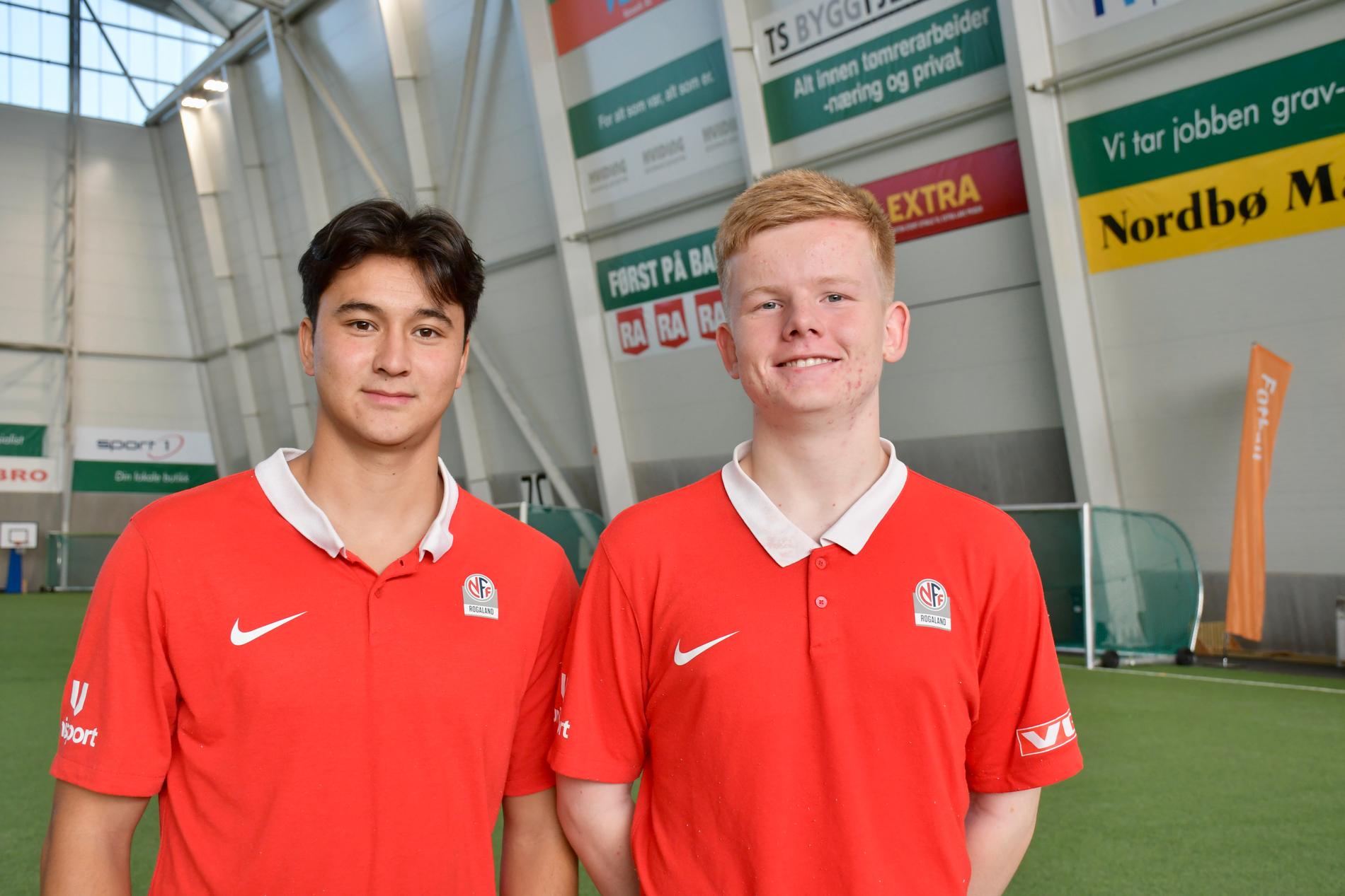 Yasin Ayahmadi og Simen Fjetland er klar for Norway Cup, verdens største fotballturnering for ungdom.