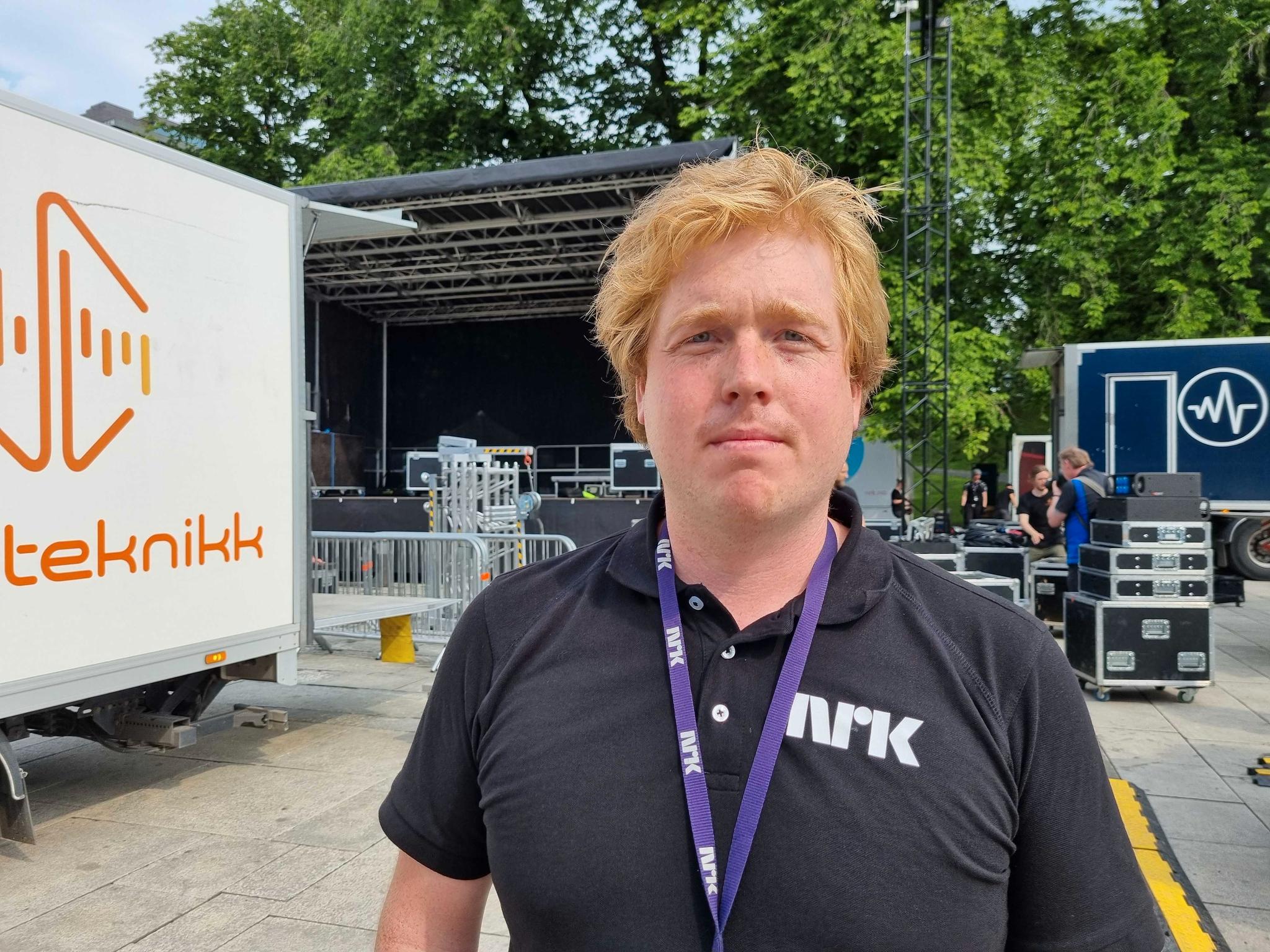 Teknisk leder Tarald Moe Bjølseth i NRK.