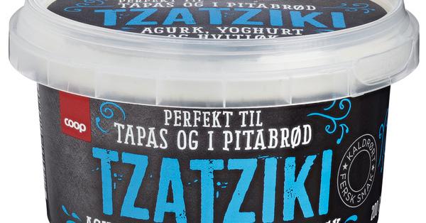 Coop tilbakekaller tzatziki etter funn av egg