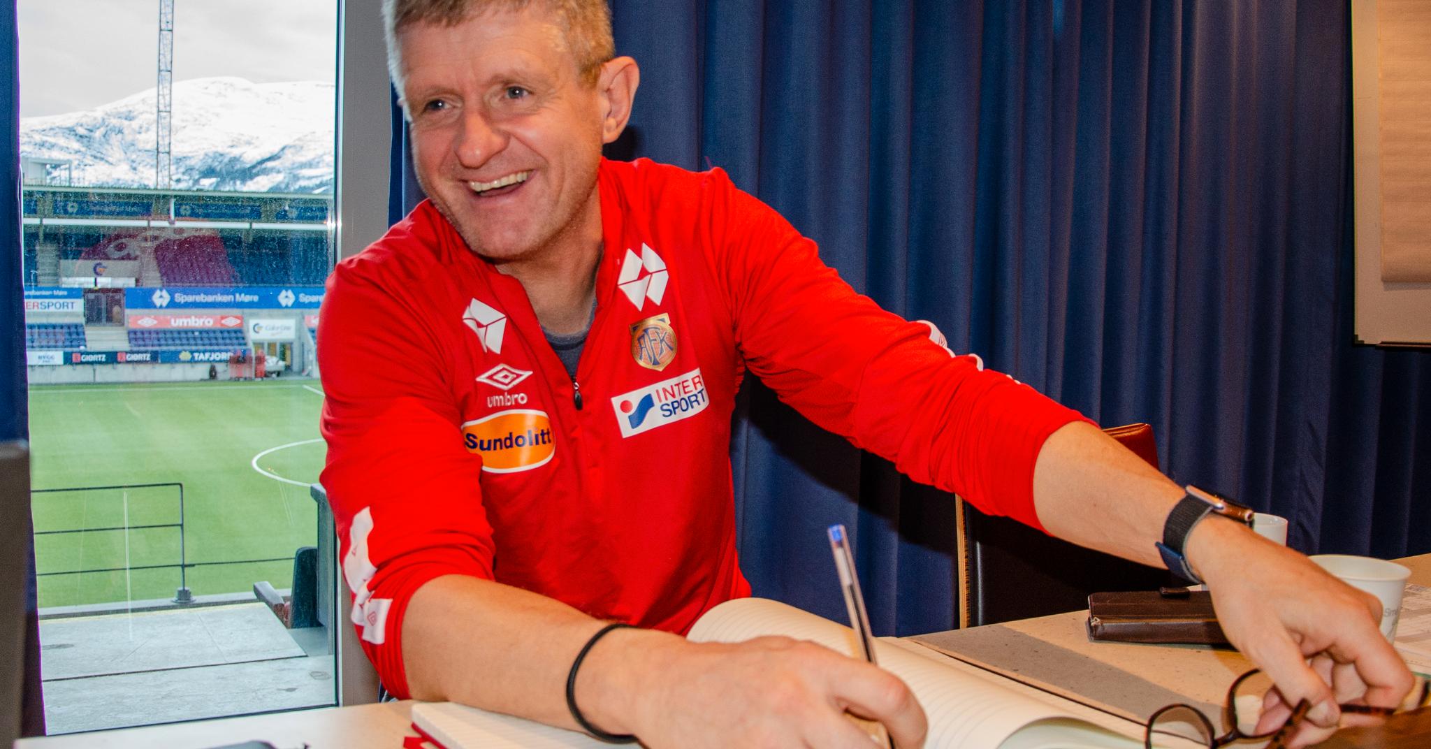 Lars Arne Nilsen ser fram til å starte sesongoppkjøringen mandag og det håper han også at spillerne gjør.