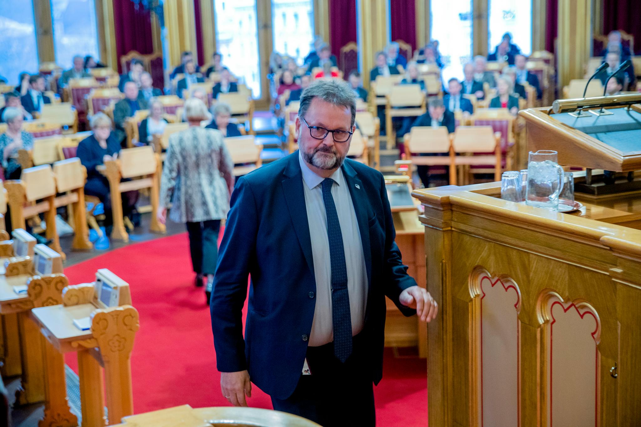 Høyre vil ha Svein Harberg som 1. visepresident i det nye Stortinget. 