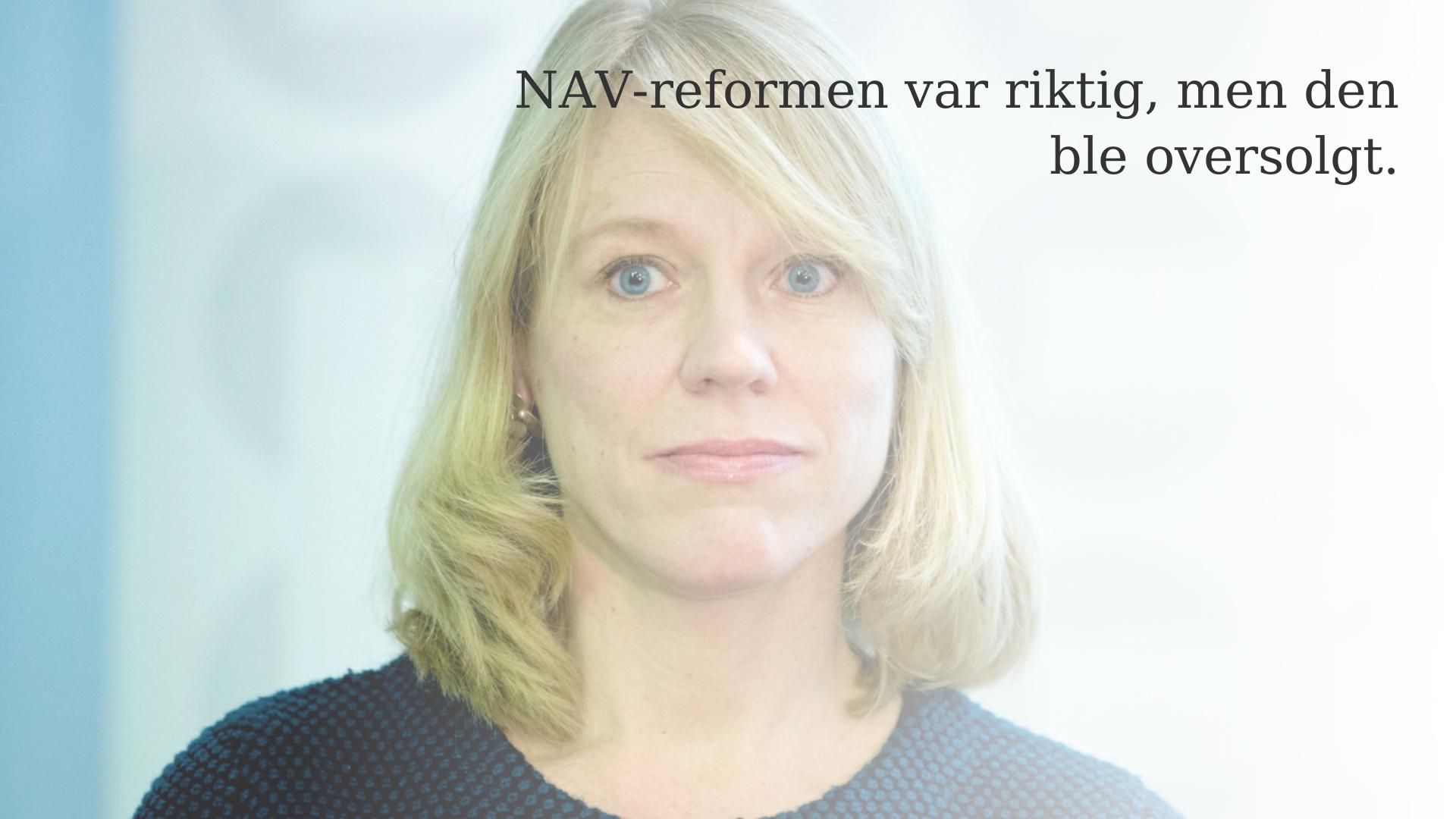 Anniken Huitfeldt, ansvarlig statsråd fra september 2012 til oktober 2013.
