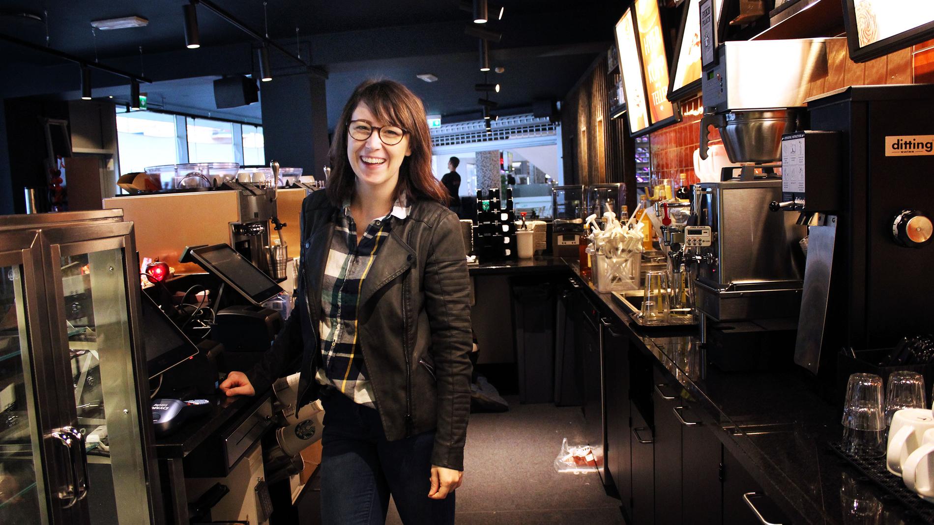 Ann Helen Moen (27) blir daglig leder ved Starbucks-kafeen i Klubbgata. Hun har tidligere jobbet som skiftleder både ved kafeen på Torget og på Kvadrat. 