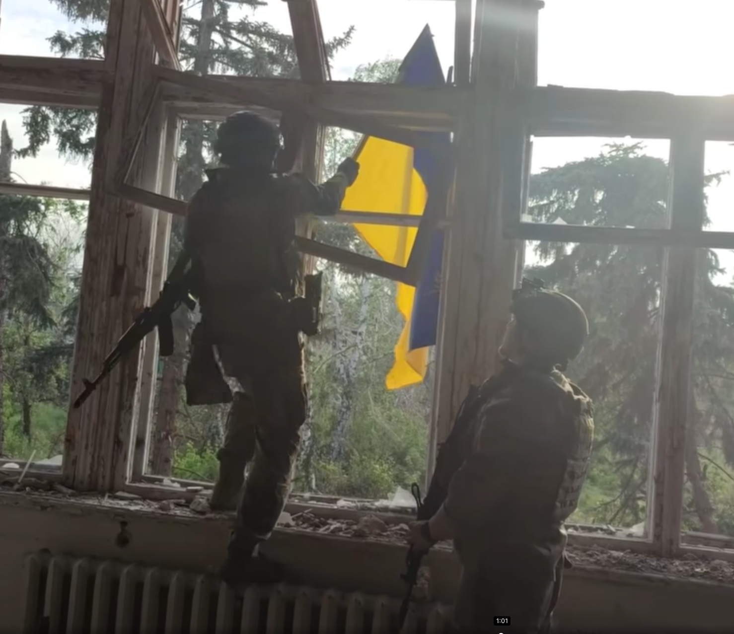 Ukraine celebrated its “first partial victory” in the counterattack.