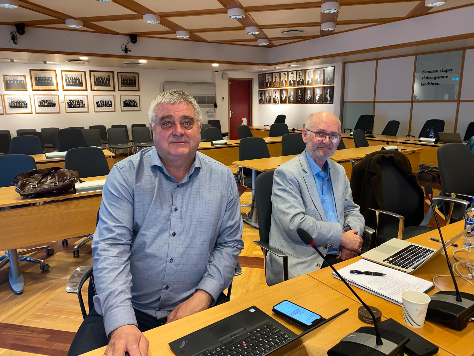 FORMANNSKAPET: Høyres Bjørn Kahrs og APs Ivar Walde er medlemmer i formannskapet.