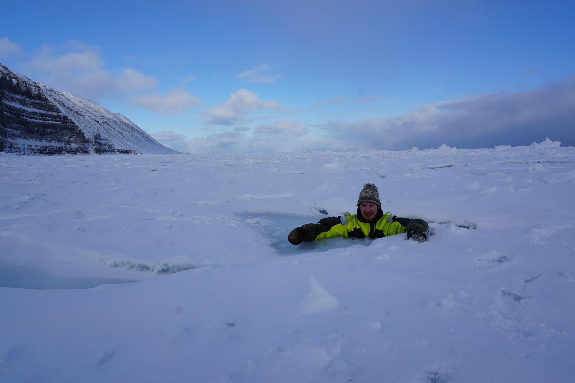 Bjørn Myklebust ble polarfrelst da han tilbragte et halvt år på Svalbard i forbindelse med studier.