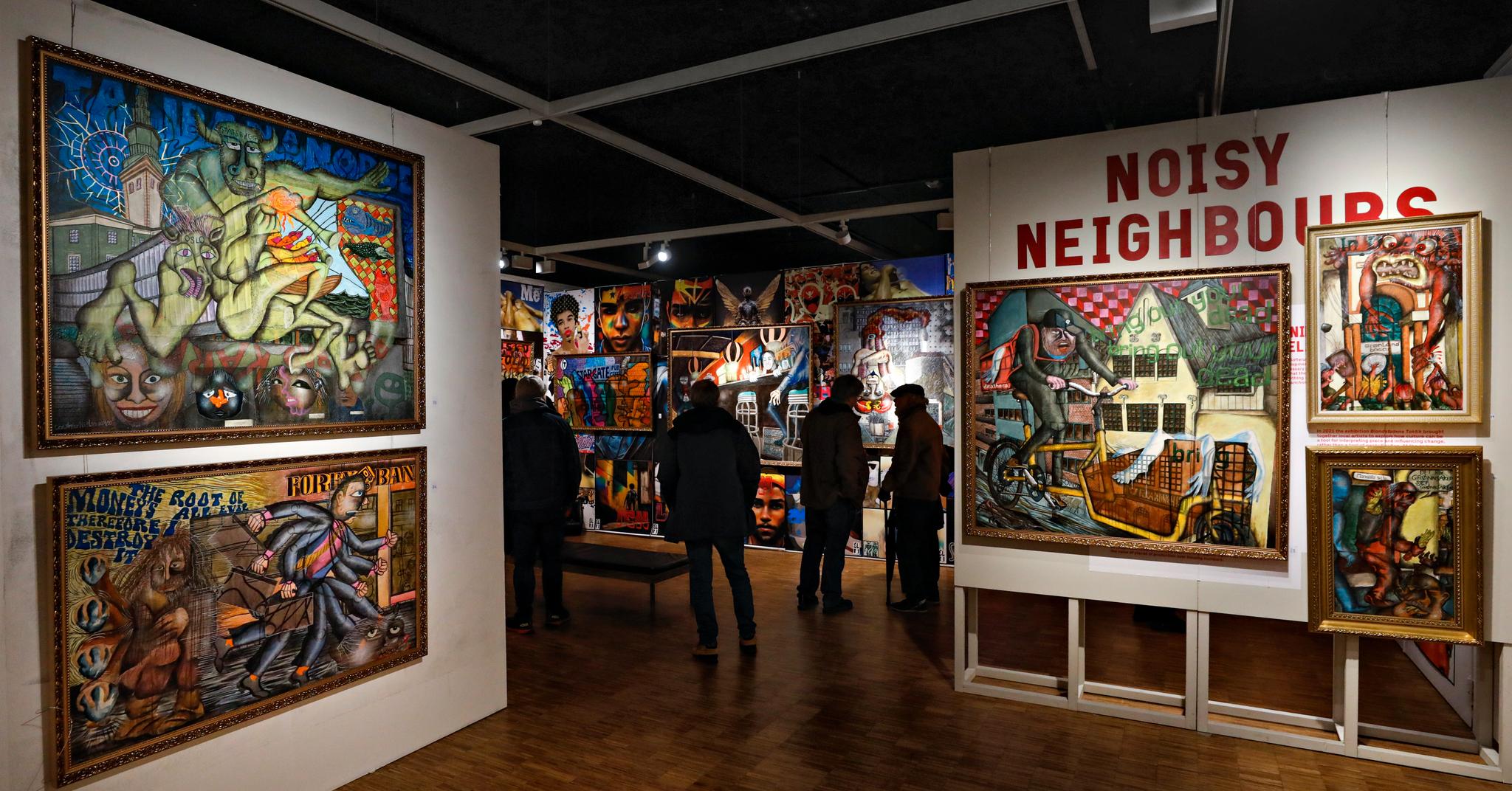 Christopher Nielsen har inntatt det gamle Munchmuseet på Tøyen.