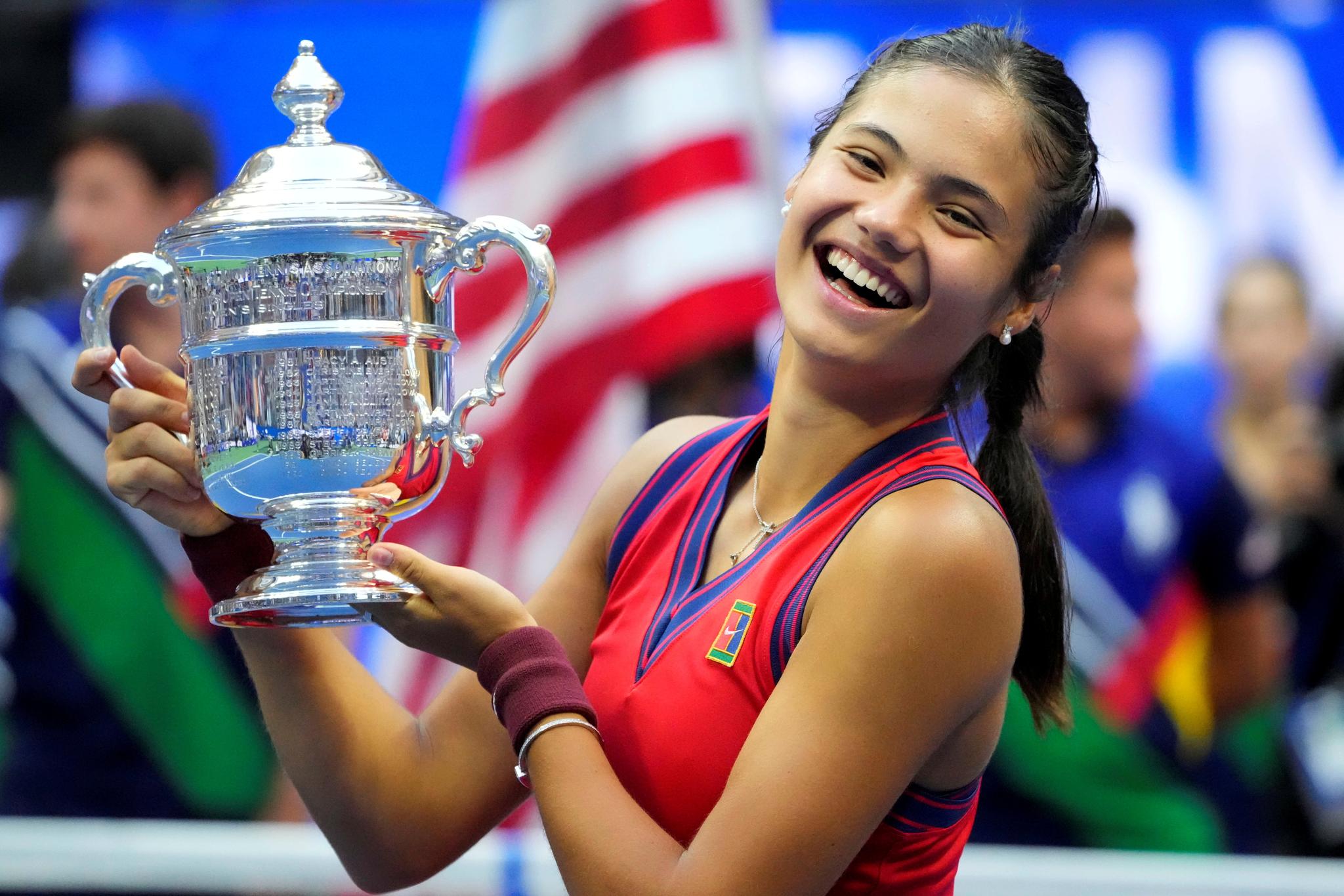 MESTER: Emma Raducanu vant i september US Open som 19-åring. 