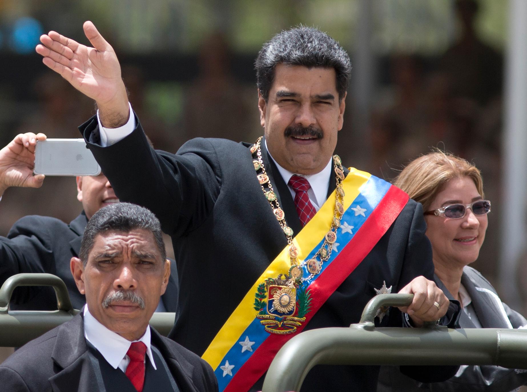 Nicolás Maduro tok over som president i 2013 etter   at Hugo Chávez, som hadde styrt Venezuela i lang tid, døde.