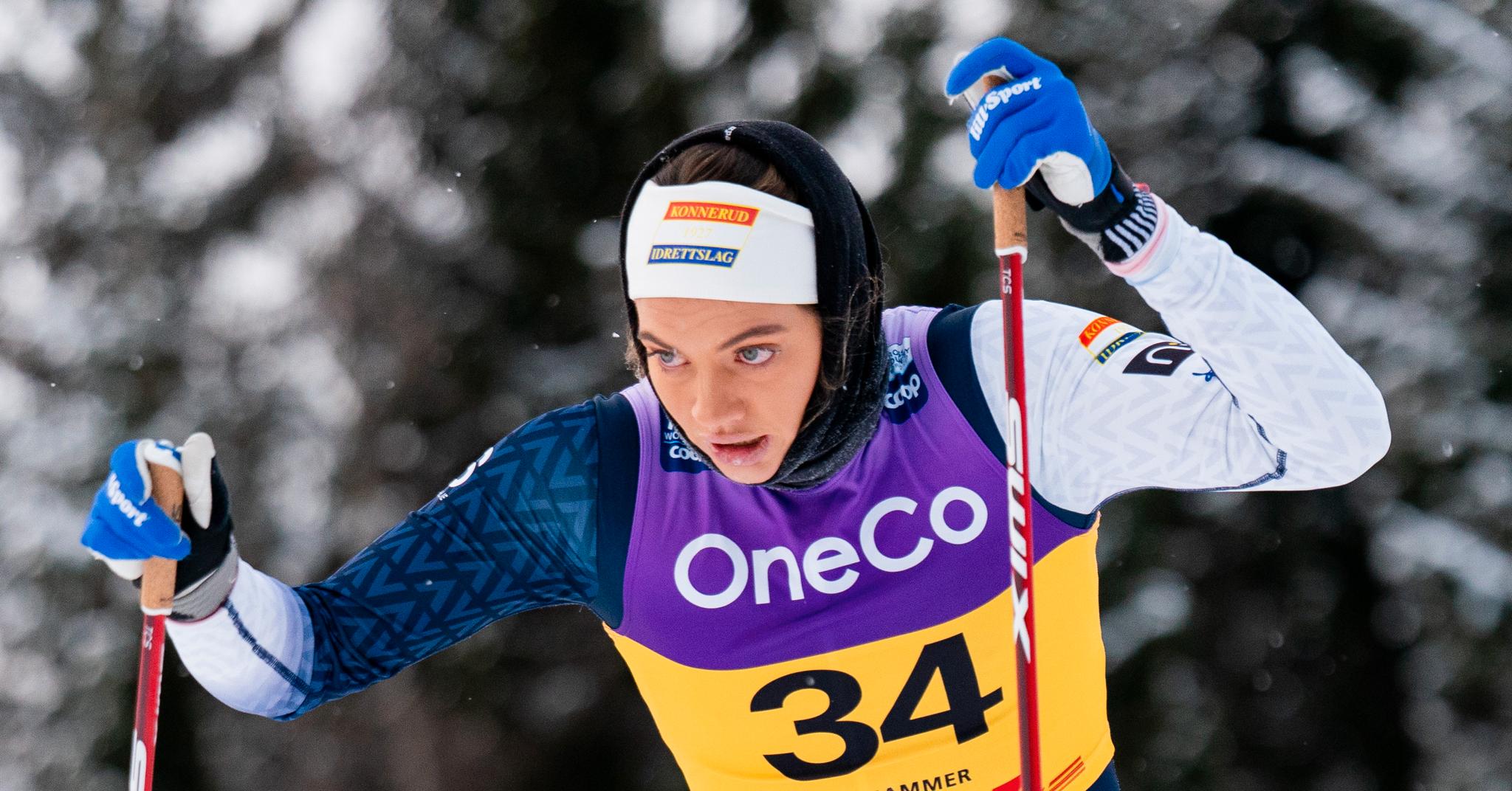 Kristine Stavås Skistad hadde både gode og mindre gode øyeblikk i fredagens verdenscupsprint på Lillehammer.