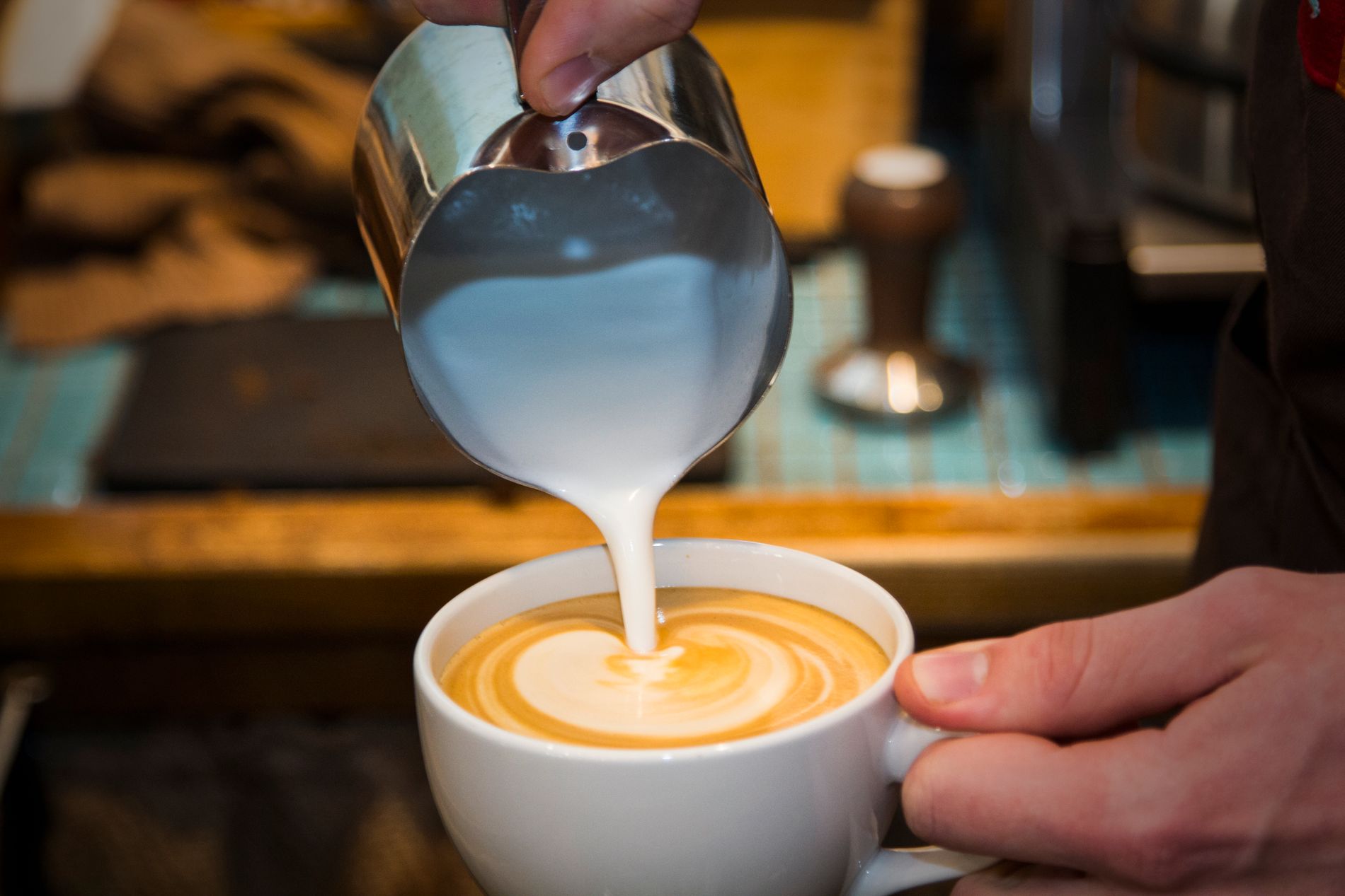 Kaffe er for mange en del av den daglige rutinen. Foto: Magnus Nødland Skogedal