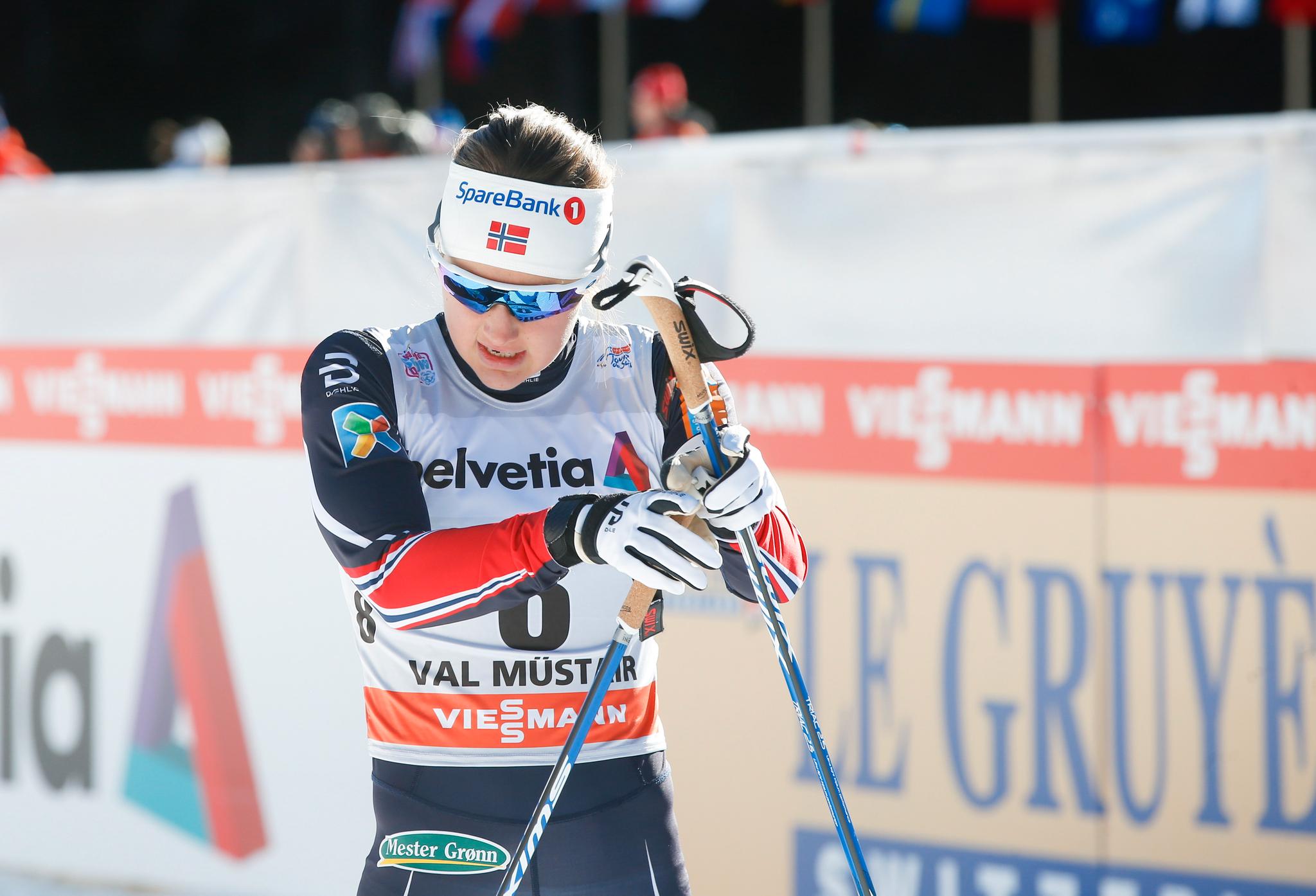 Ingvild Flugstad Østberg var nest raskest i kvalifiseringen til lørdagens innledende sprintrenn i Tour de Ski. Foto: Terje Pedersen / NTB scanpix