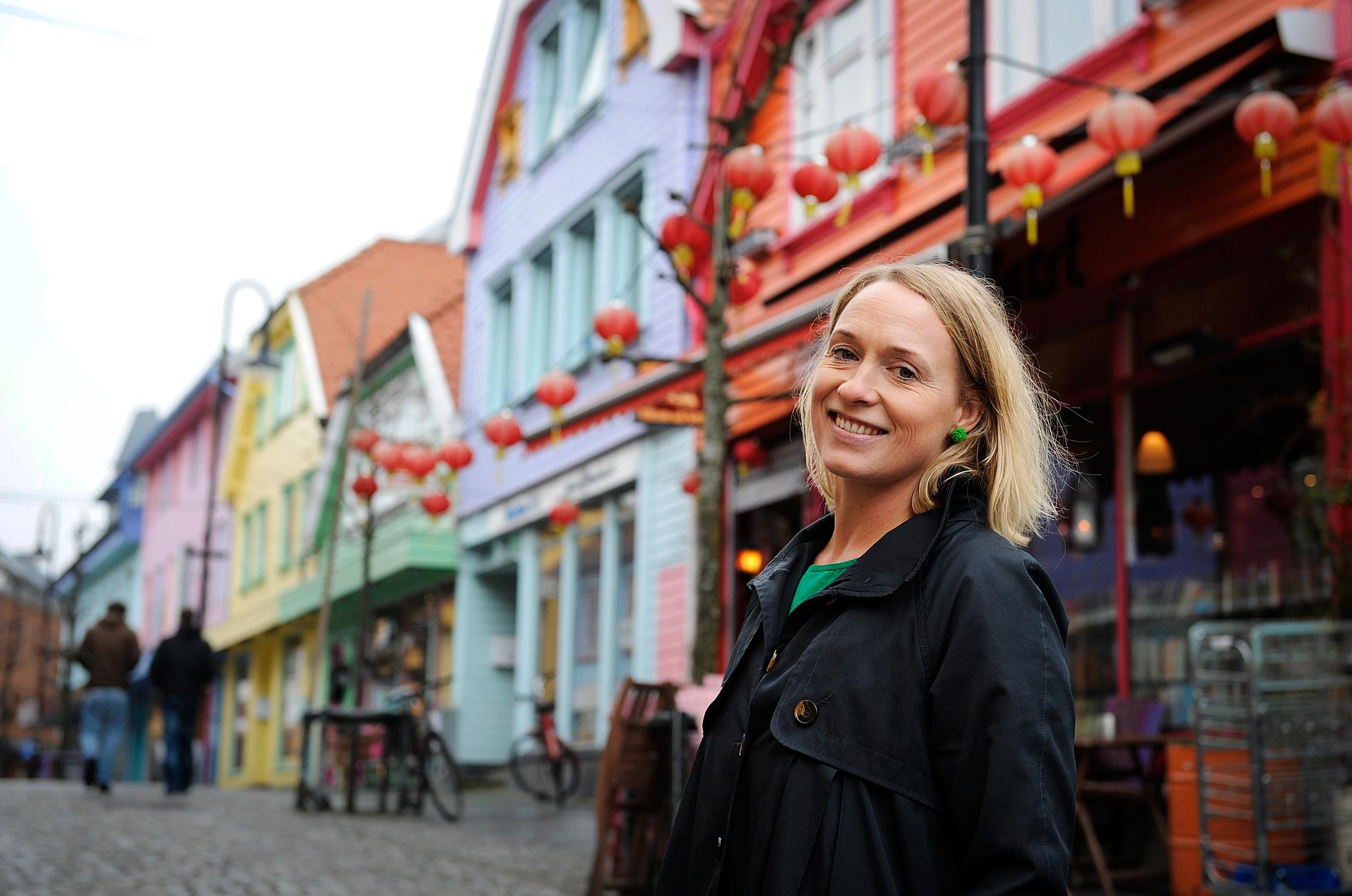 Tidligere leder for Stavanger Sentrumsforening, Cecilie Christ. 